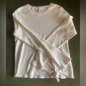 Madewell Texture & Thread Jacquard
Knot-Front Top
Womens Sweater